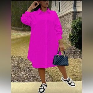 Plus Size Shirt Dress